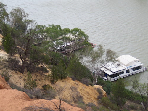 Houseboats from lookout.