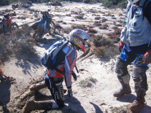 It wasn't just the bikes that needed to be recovered.