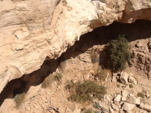 Above the stalactite cave.