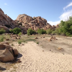 Barker Dam impoundment.