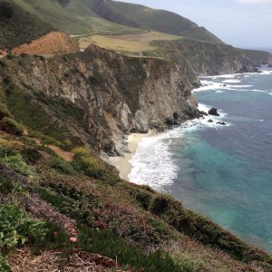 Cliffs near Carmel.