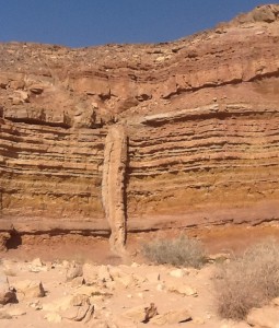 Dyke inside Ramon Crater.