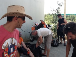 Enosh at the departure point.