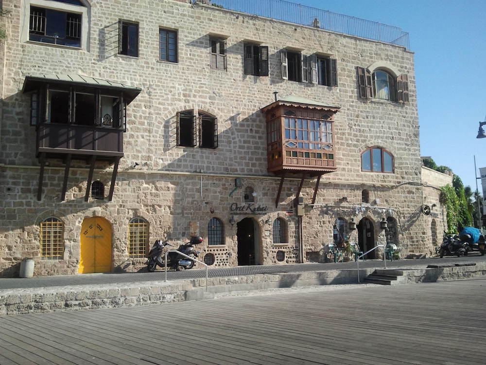 Buildings on the Jaffa seafront.