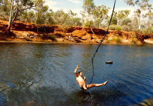 Russell Lanyon at Cattle Pool.