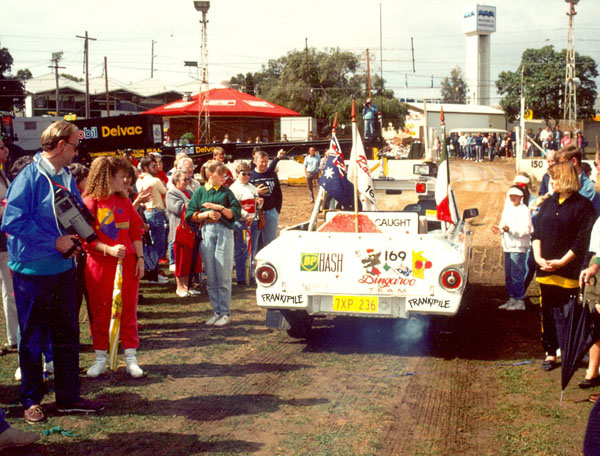 Arrival at Kalgoorlie.