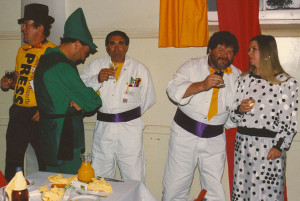 Stewart 'Scruffy' van Raalte and friends.