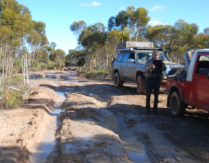 Cliff next to his Maruruti.