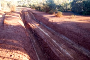 Hard to understand why drivers need to erode the track so extensively.