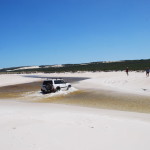 Crossing the Warren River at the mouth.