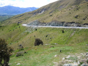 The road to Coronet Peak.