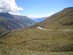 On the road up to the Peak.