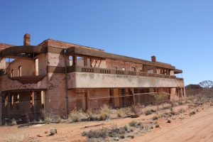 Big Bell hotel ruins.