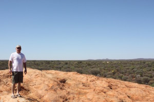 Jeff on top of Afghan Rock.