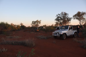 Bush camp past Wubin.