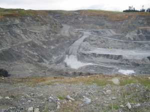 Macraes open pit.