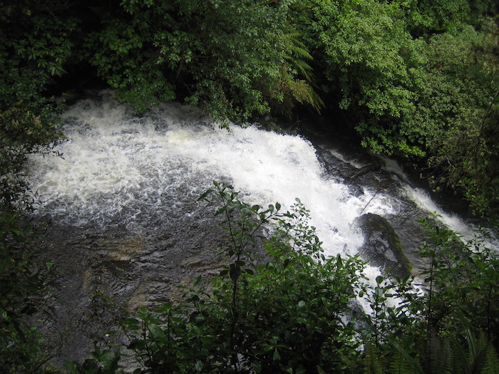 Purakaunui - a 20 metre, stepped waterfall.