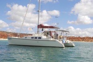 17 metre catamaran.