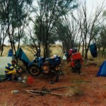 At camp.