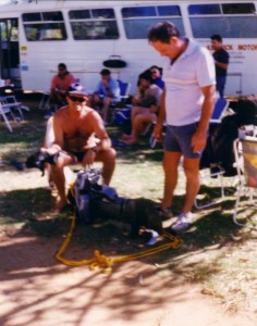 Bill and Mike with a damaged motor.