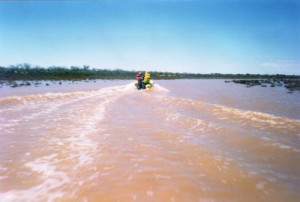 Spreading river.
