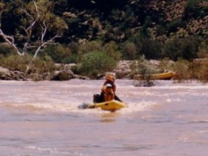 Cameron returns Kim to shore.