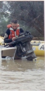 Greg fixing carby.