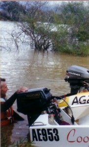 Greg untangling prop.