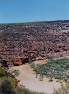 Looking downriver from The Loop.