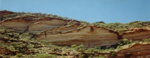 Tumblagooda sandstone cliffs.