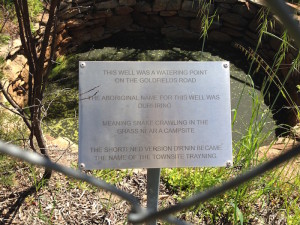 Trayning Well plaque KE