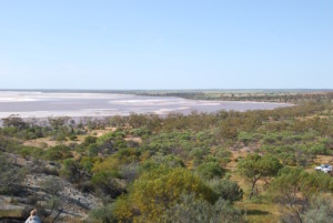 Lake Brown from the top of Eaglestone.