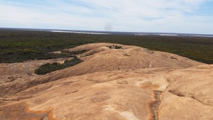 Atop McDermid Rock.