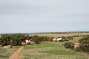 Views of the Indian Ocean across the front paddock.