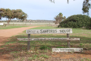 Entry to Sandford House.