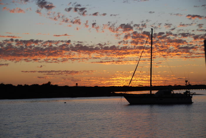 Sunset at The Fascine.