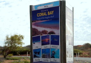 On the coral coast.