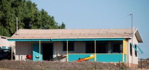Beach shack.