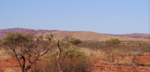 South western end of the Hamersley Range.