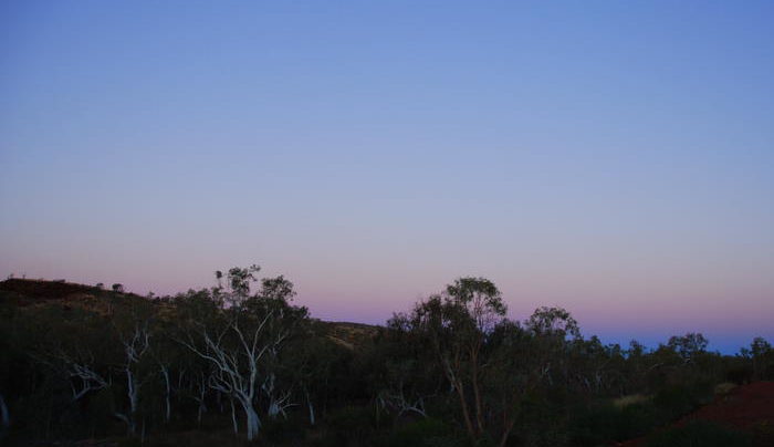 Night approaching in the Pilbara.