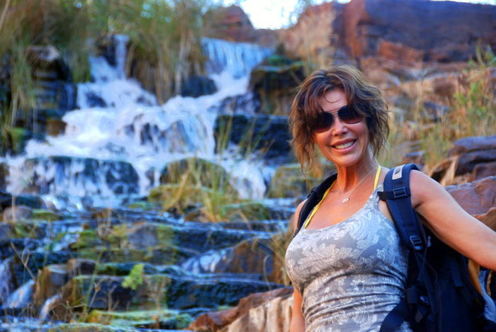 Tammy at Fortescue Falls