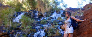 Tammy at Fortescue Falls