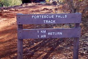 Fortescue Fall Track
