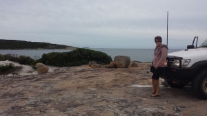 Debbie at Alexander Point Ridge. #