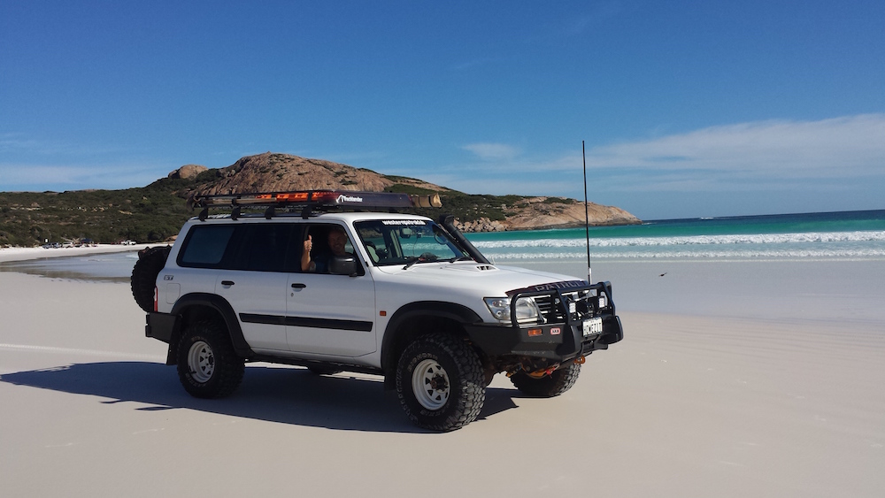 Graham's Patrol on Wharton Beach. #