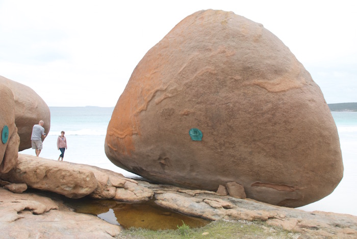 Graham and Debbie at Lucky Bay.