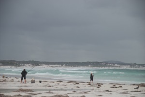 Hopeful fishers.