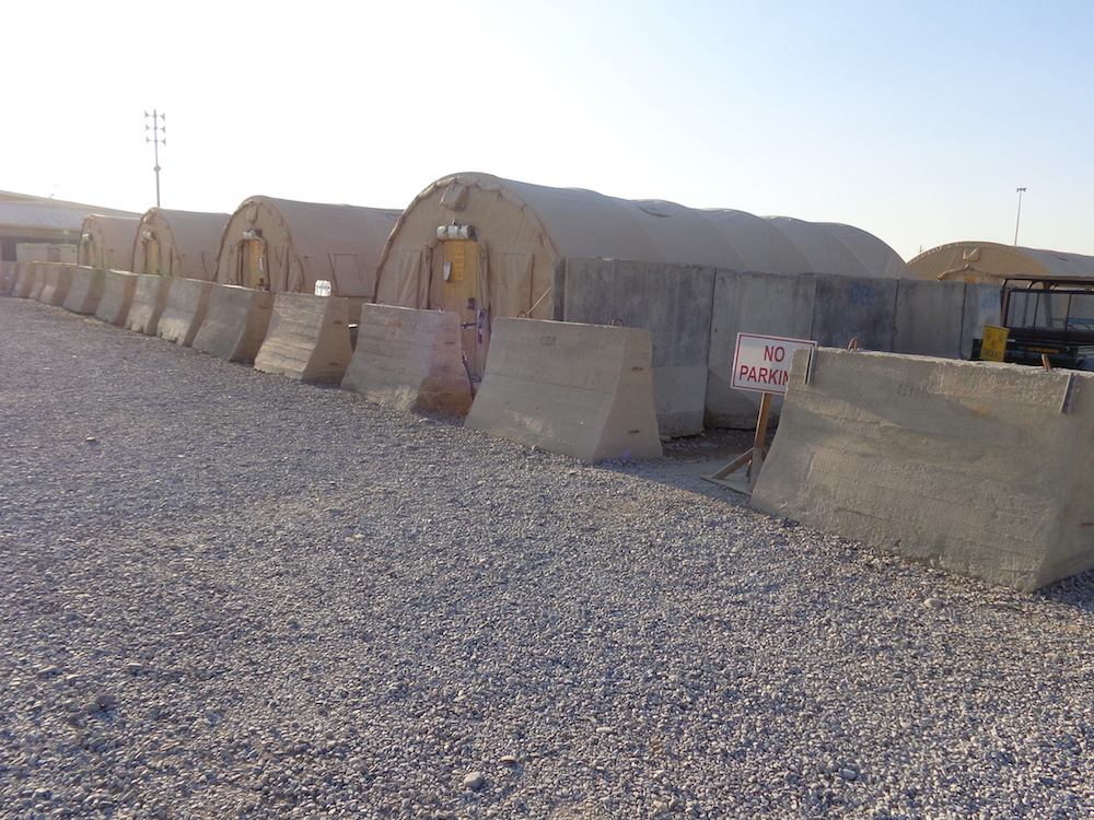 Accommodation for troops.