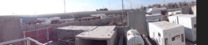 View from the rear of the hotel.