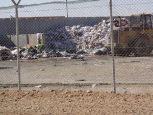 Rubbish disposal on a military airbase is an ongoing issue as in any populated place..